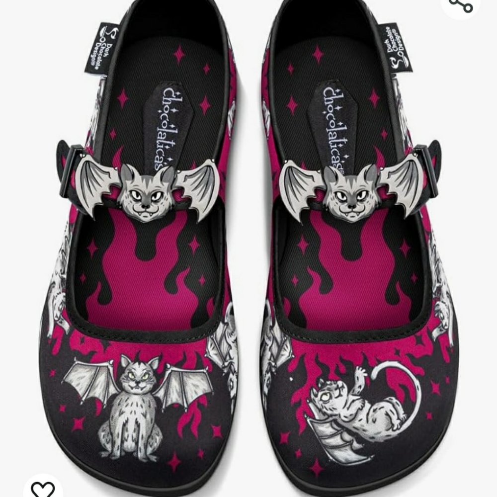 Dark Chocolate Design Mary Jane Shoes Size 12